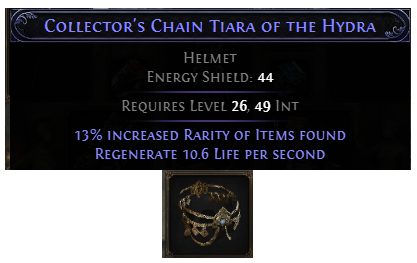 PoE 2 Collector's Chain Tiara of the Hydra