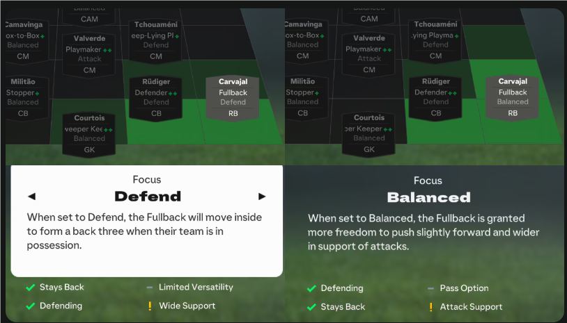 Fc 25 Player Role: Fullback