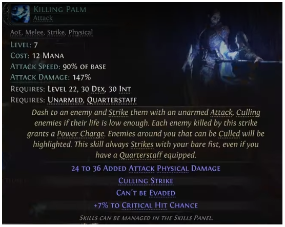 PoE 2 Killing Palm