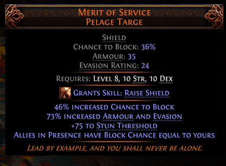 PoE 2 Merit of Service