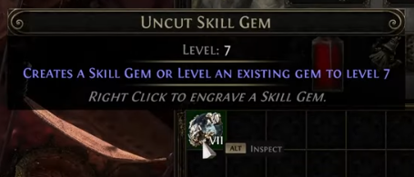 PoE 2 Uncut Skill Gem