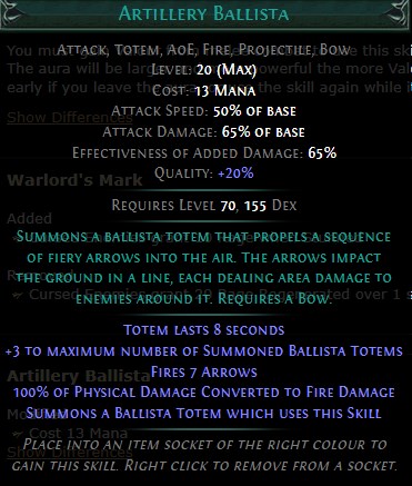 PoE Artillery Ballista Build 3.25