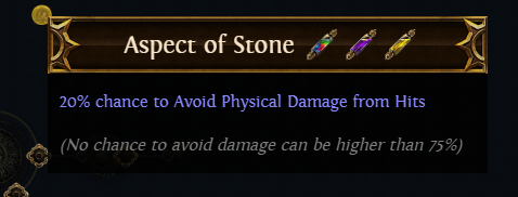 PoE Aspect of Stone