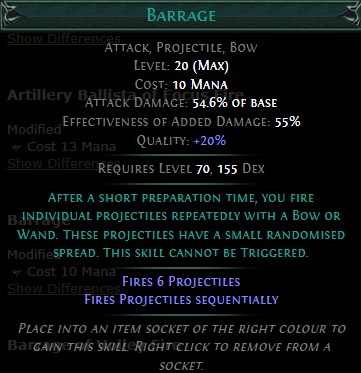 PoE Barrage Build 3.25