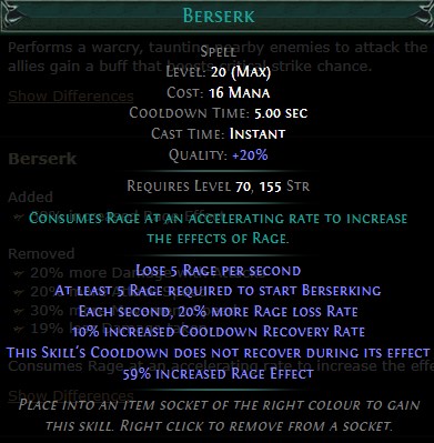 PoE Berserk Build 3.25