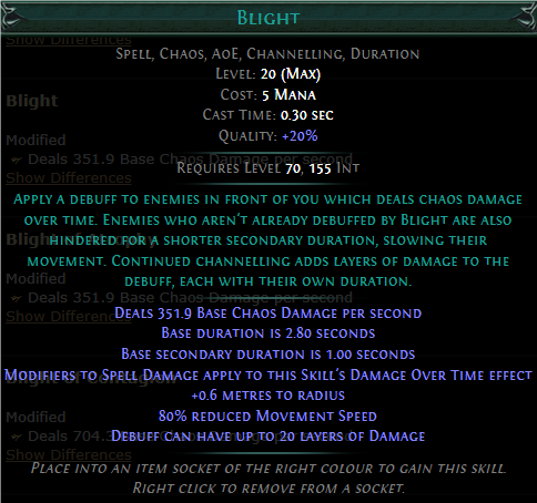 PoE Blight Build 3.25