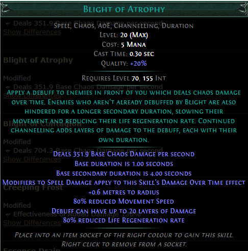 PoE Blight of Atrophy Build 3.25