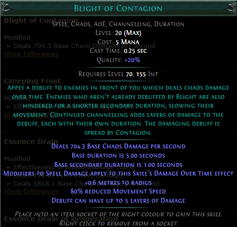 PoE Blight of Contagion Build 3.25