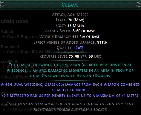 PoE Cleave Build 3.25