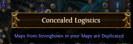 PoE Concealed Logistics