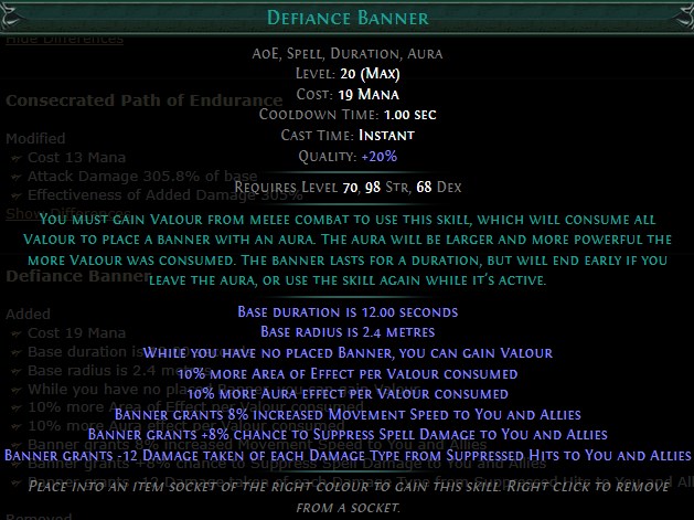 PoE Defiance Banner Build 3.25