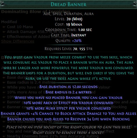 PoE Dread Banner Build 3.25