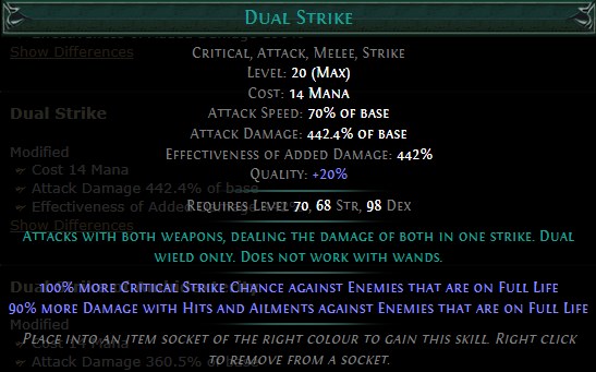 PoE Dual Strike Build 3.25