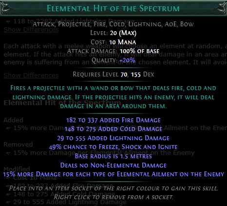 PoE Elemental Hit of the Spectrum Build 3.25