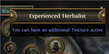 PoE Experienced Herbalist Ascendancy