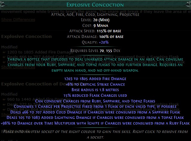 PoE Explosive Concoction Build 3.25