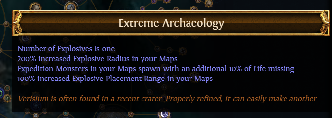 PoE Extreme Archaeology