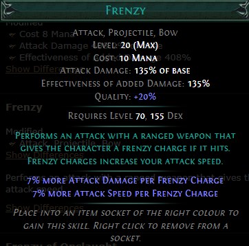 PoE Frenzy Build 3.25