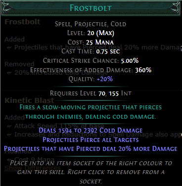 PoE Frostbolt Build 3.25