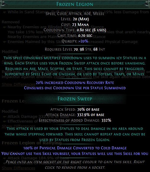 PoE Frozen Legion Build 3.25