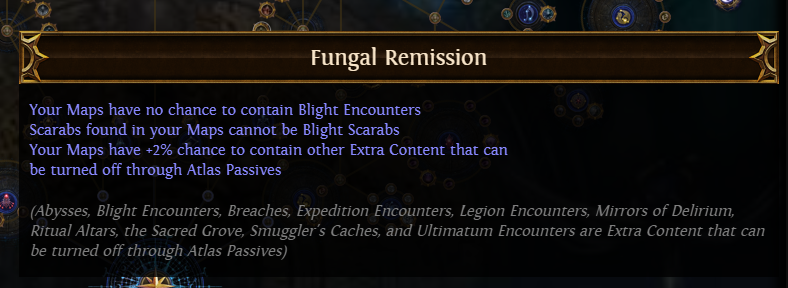 PoE Fungal Remission