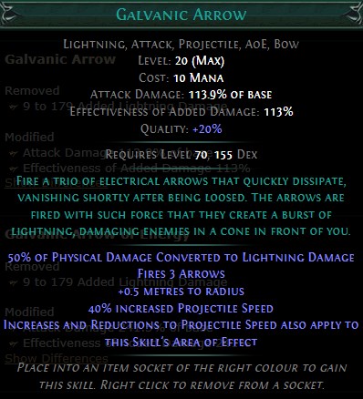 PoE Galvanic Arrow Build 3.25