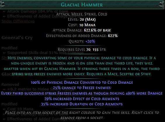 PoE Glacial Hammer Build 3.25