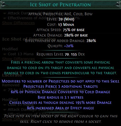 PoE Ice Shot of Penetration Build 3.25