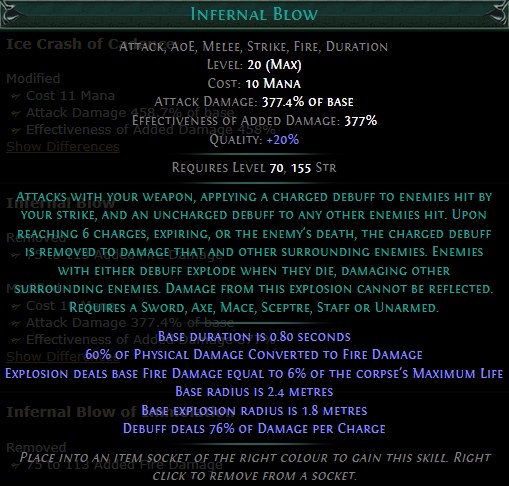 PoE Infernal Blow Build 3.25