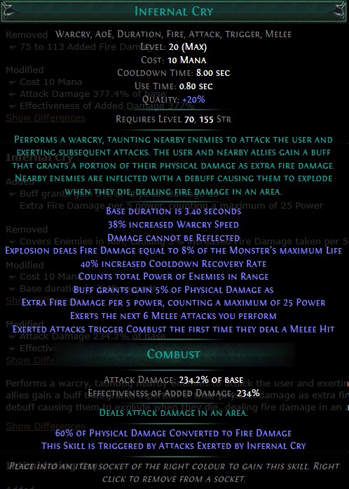 PoE Infernal Cry Build 3.25