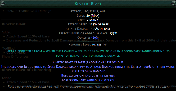 PoE Kinetic Blast Build 3.25