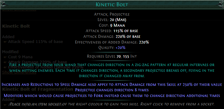 PoE Kinetic Bolt Build 3.25
