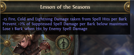 PoE Lesson of the Seasons Ascendancy