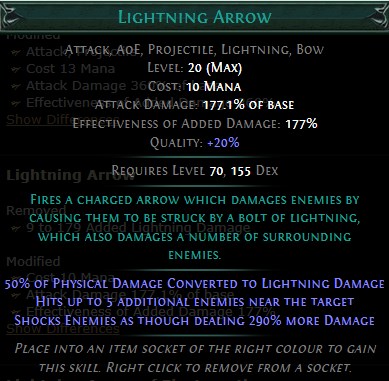 PoE Lightning Arrow Build 3.25