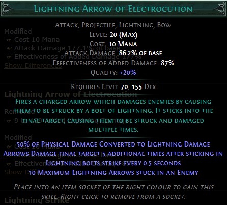 PoE Lightning Arrow of Electrocution Build 3.25