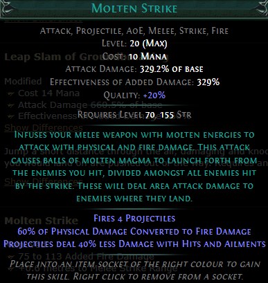 PoE Molten Strike Build 3.25