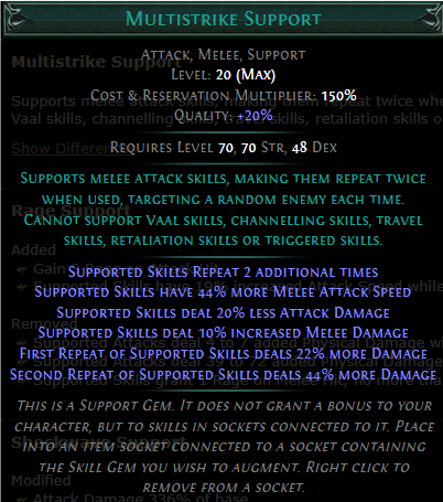 PoE Multistrike Support 3.25