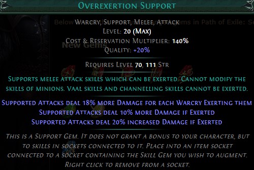 Overexertion Support