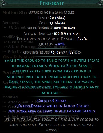 PoE Perforate Build 3.25