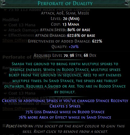 PoE Perforate of Duality Build 3.25