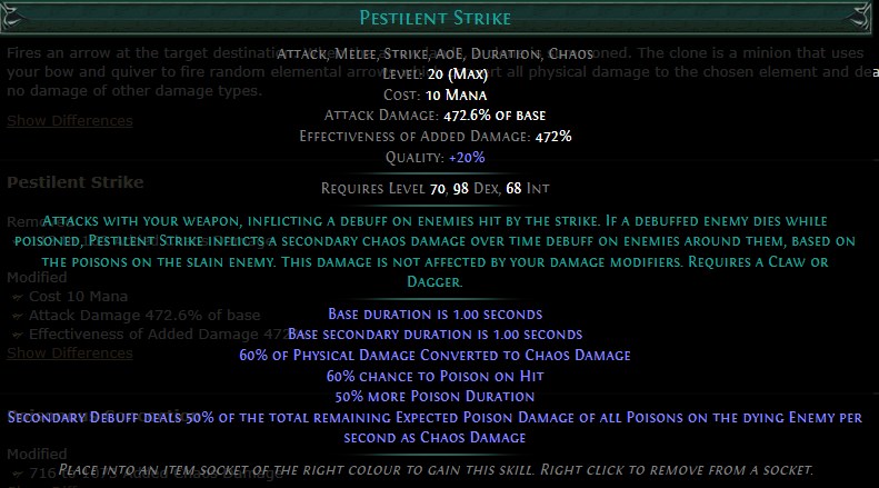 PoE Pestilent Strike Build 3.25