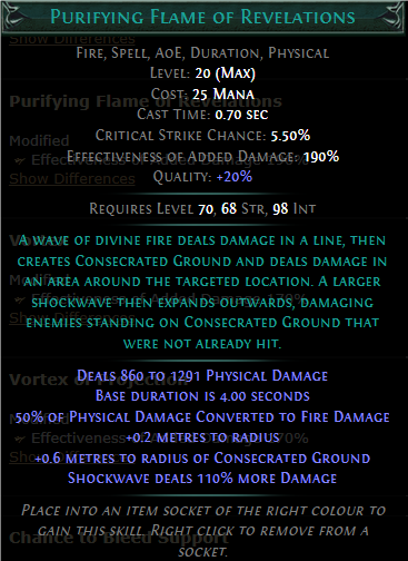 PoE Purifying Flame of Revelations Build 3.25