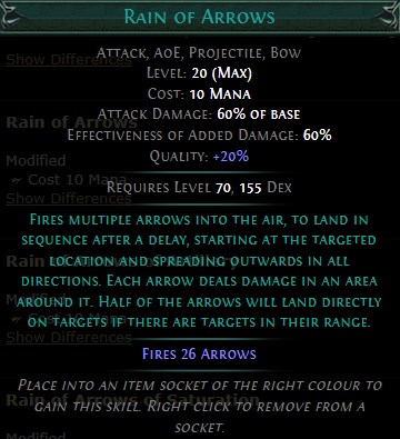 PoE Rain of Arrows Build 3.25