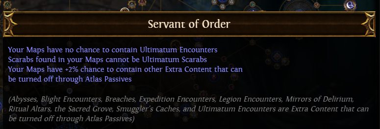 PoE Servant of Order