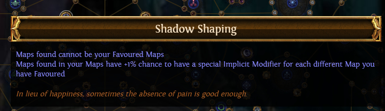 PoE Shadow Shaping