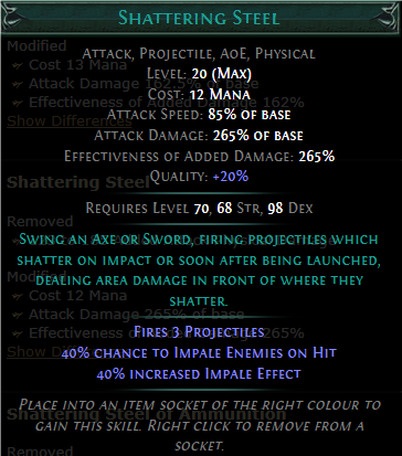 PoE Shattering Steel Build 3.25