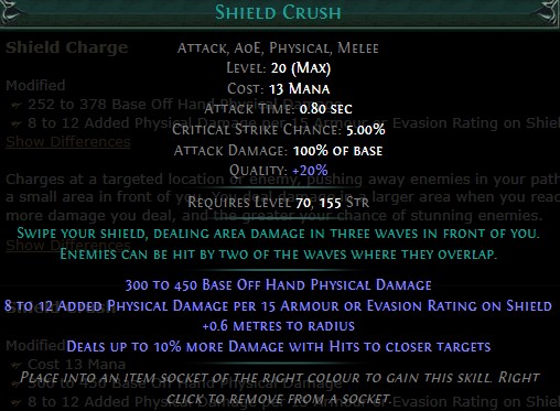 PoE Shield Crush Build 3.25