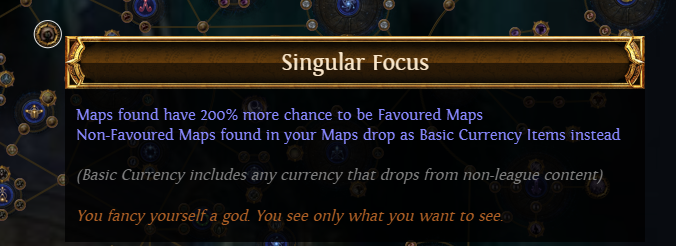 PoE Singular Focus