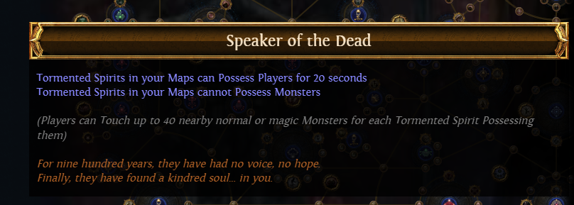 PoE Speaker of the Dead