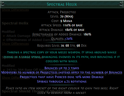 PoE Spectral Helix Build 3.25